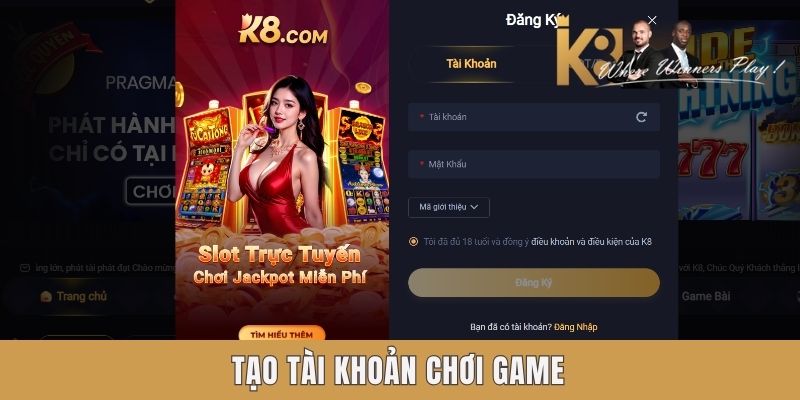 K8 | Nhà cái cá cược xanh chính, link đăng nhập mới nhất Tạo tài khoản chơi game